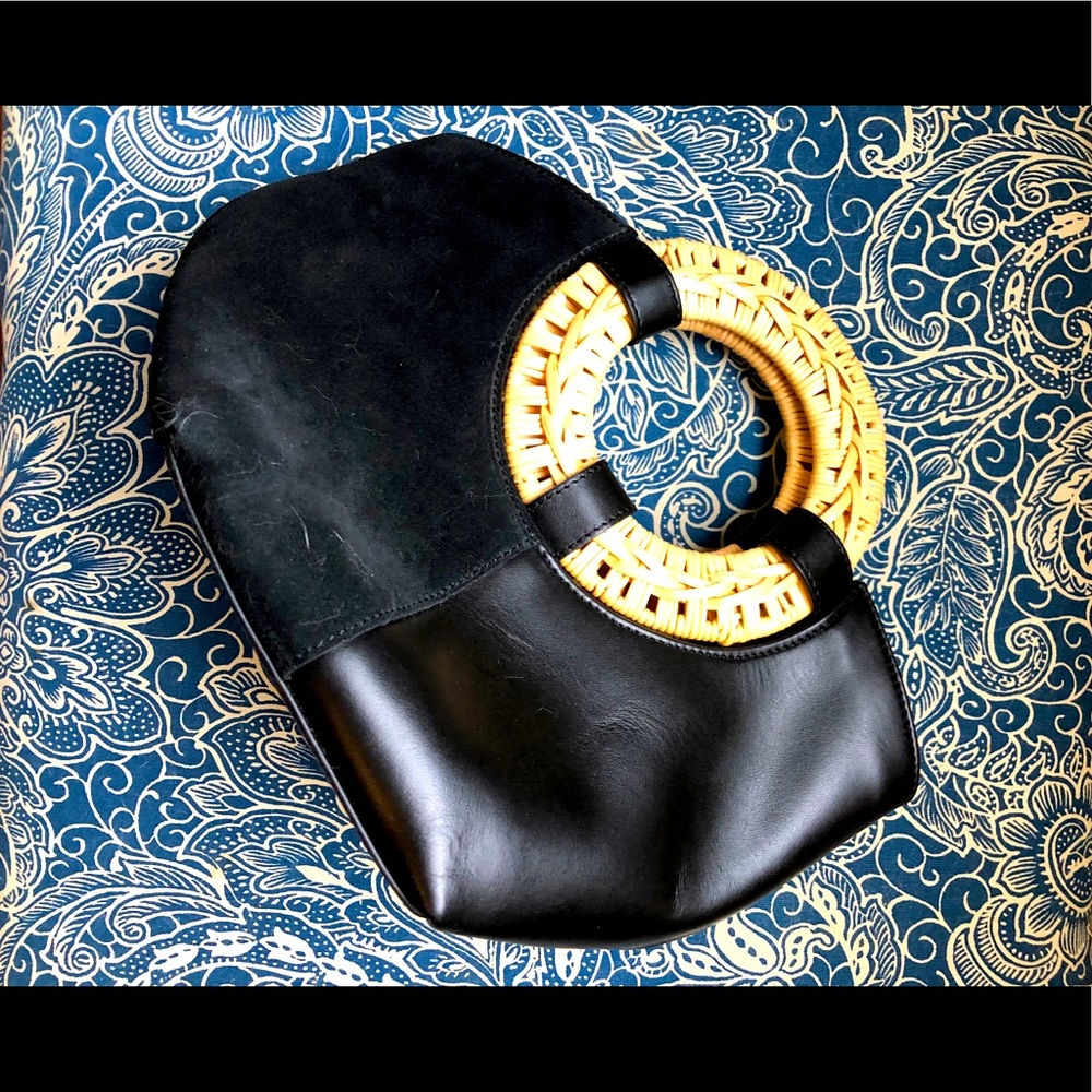 Ulla Johnson Black Axis Mini Bag